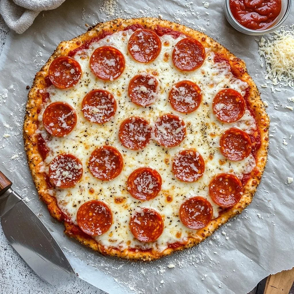 Cottage Cheese Pizza Crust Protein: High-Protein, Healthy & Delicious Alternative cottage cheese pizza crust protein Serving of cottage cheese pizza crust protein with pepperoni and Parmesan