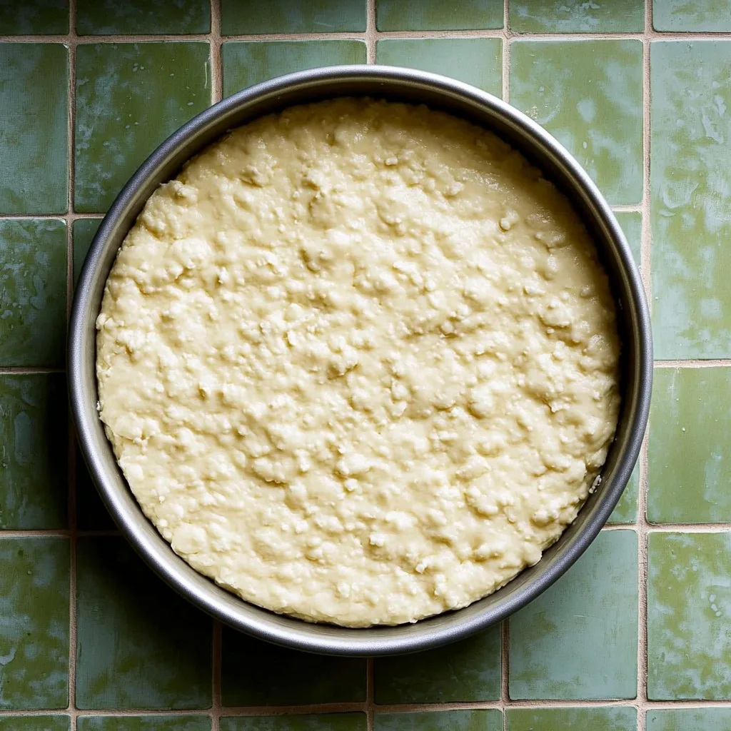 How to Make Pizza Crust from Cottage Cheese | Easy Gluten-Free Recipe How to Make Pizza Crust from Cottage Cheese How to Make Pizza Crust from Cottage Cheese : Unbaked gluten-free pizza crust made from cottage cheese spread evenly in a round baking pan.