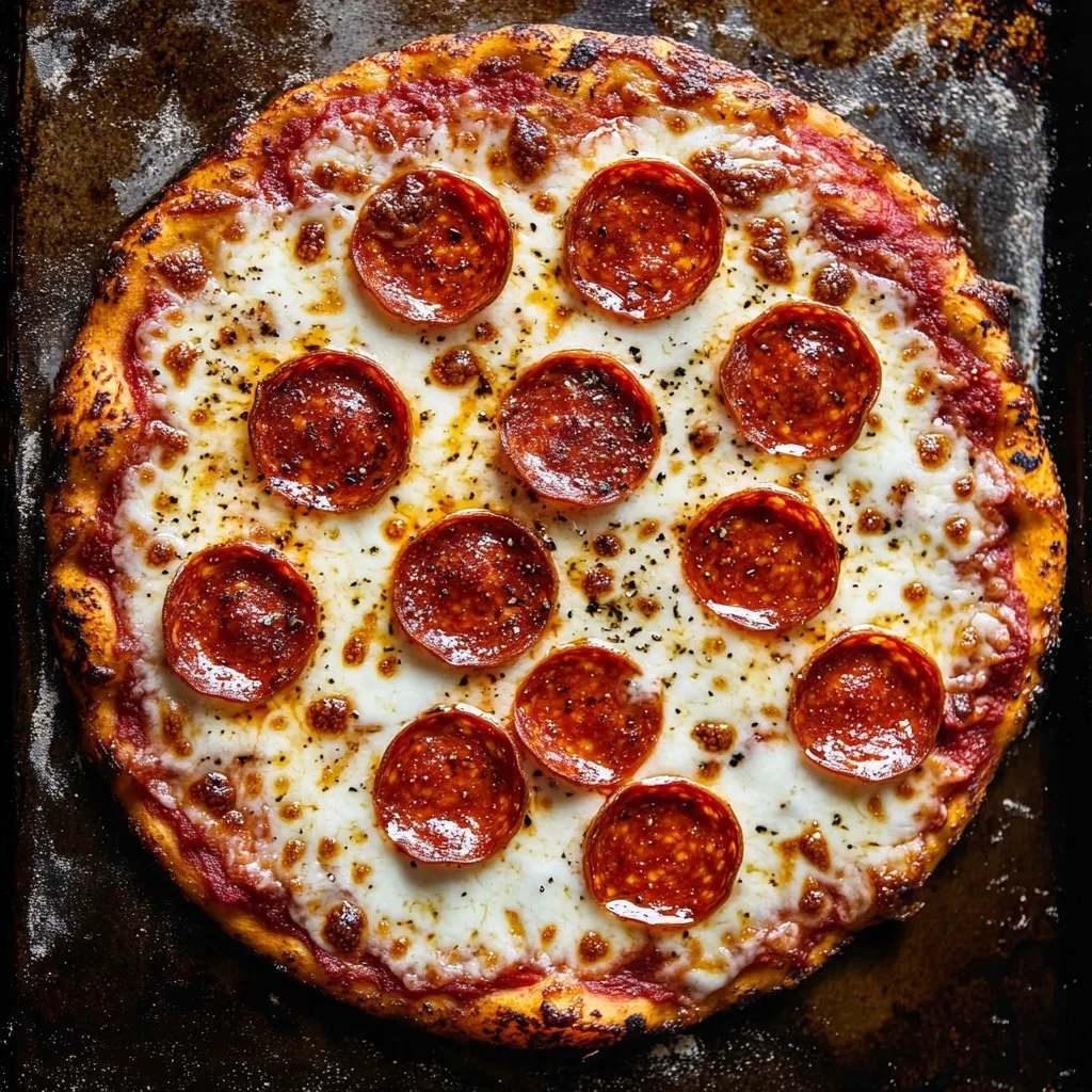How to Make Pizza Crust from Cottage Cheese | Easy Gluten-Free Recipe How to Make Pizza Crust from Cottage Cheese Freshly baked gluten-free pizza with cottage cheese crust, melted cheese, and pepperoni on a dark baking sheet.