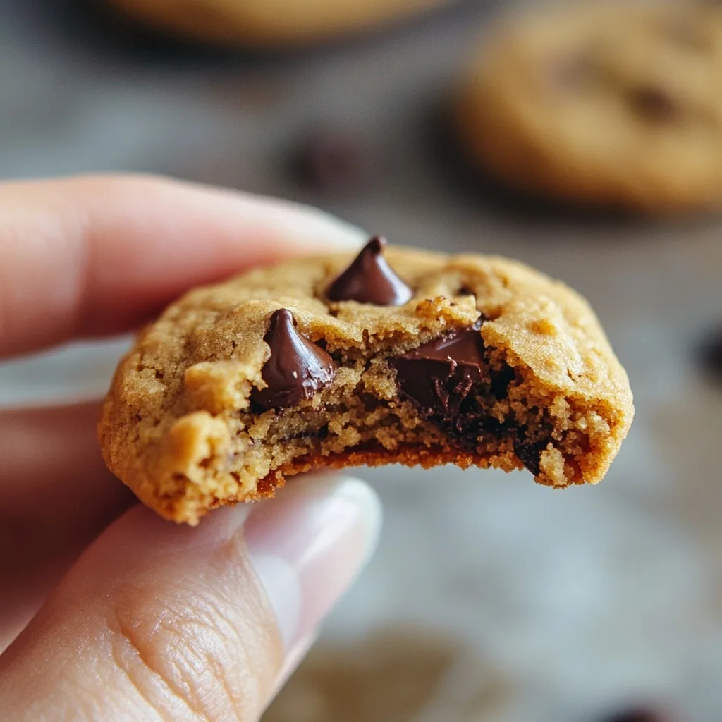 Irresistible Vegan Chickpea Flour Cookies: A Family‑Friendly Treat vegan chickpea flour cookies Bitten vegan chickpea flour cookie with melty chocolate chips