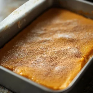 Pumpkin Butter Mochi Hawaii Recipe: The Cozy Gluten-Free Treat You Didn’t Know You Needed Pumpkin Butter Mochi Hawaii Recipe pumpkin butter mochi hawaii recipe batter sprinkled with cinnamon sugar before baking