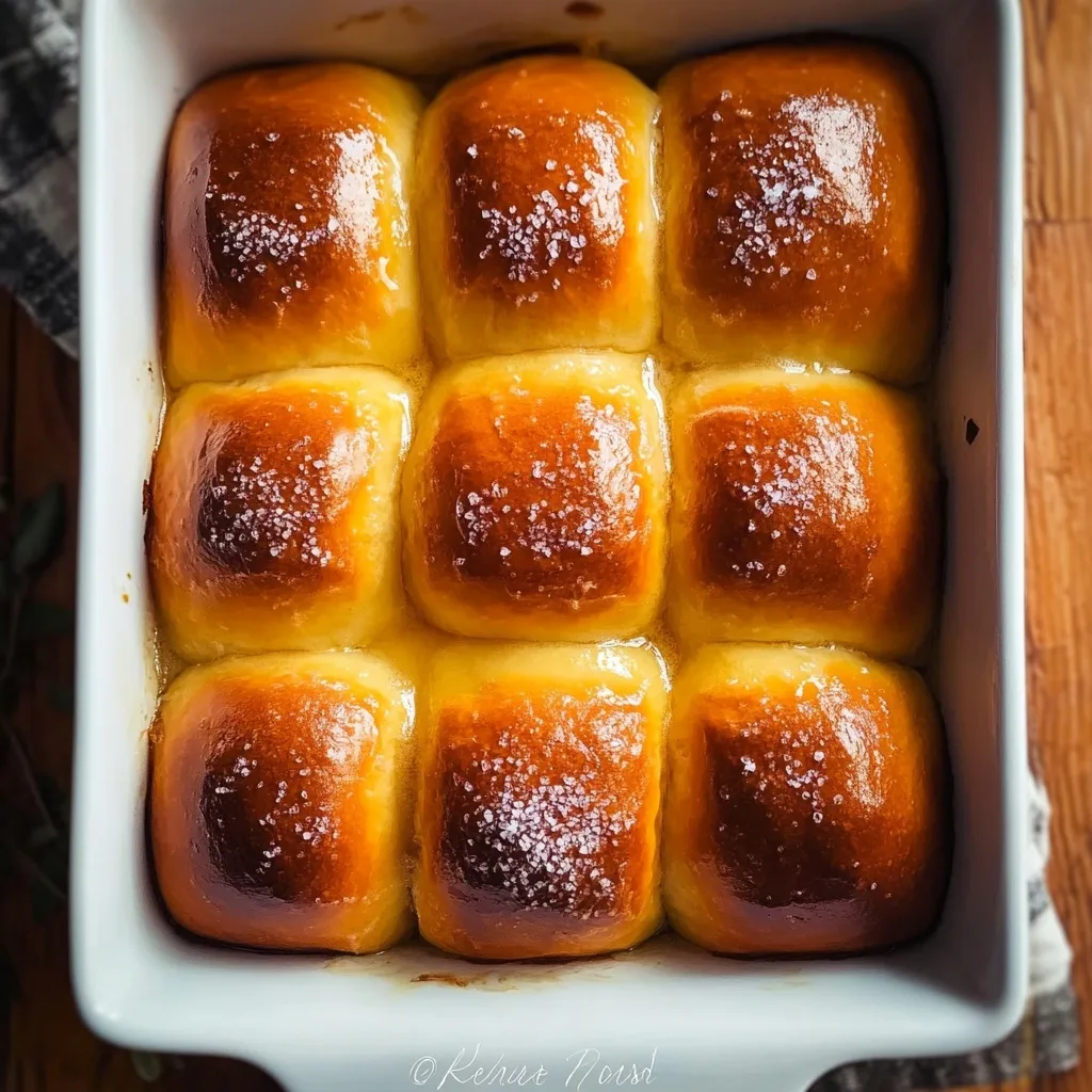 Tangzhong Parker House Rolls: Soft, Buttery Classics with a Cozy Twist Tangzhong Parker House Rolls Freshly baked Tangzhong Parker House Rolls in a pan with golden tops